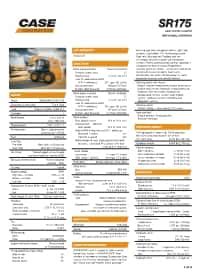 case sr175b specs